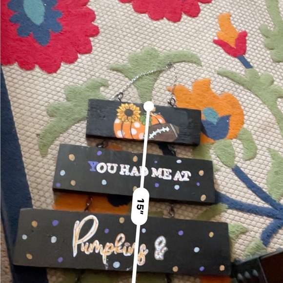 Autumn Football Wall Decor Sign - Picture 2 of 4